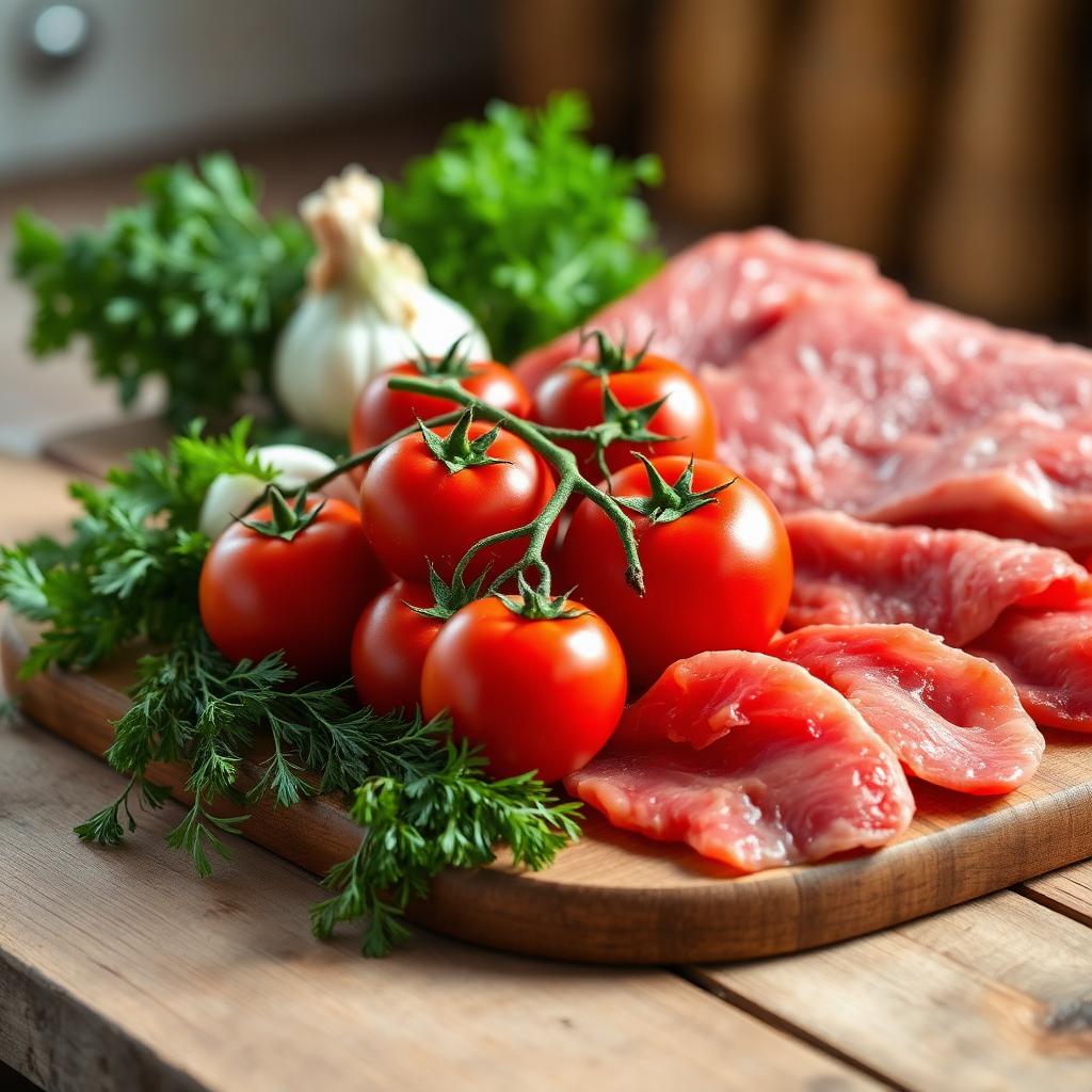 Legume proaspete și ierburi aromatice